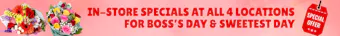 In-Store Specials Sweetest Day & Boss's Day