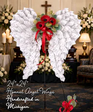 Hymnal Paper Angel Wings - From The Paper Wreath Company