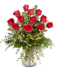 Dozen Medium Stem Red Roses