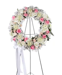 Just Like Heaven Standing Wreath