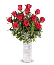Classic Roses - One Dozen Medium Stem Red Roses