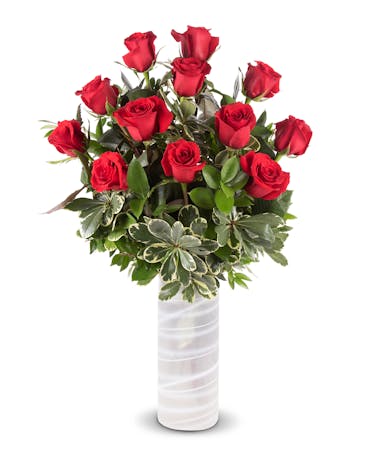 Classic Roses - One Dozen Medium Stem Red Roses