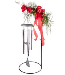 Standard Memorial Wind Chime With Roses