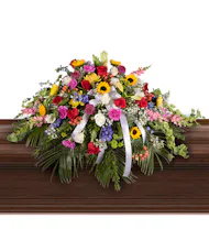 Sunshine and Sentiments - Casket Spray