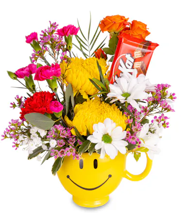 Rose, Daisy and Carnation Arrangement